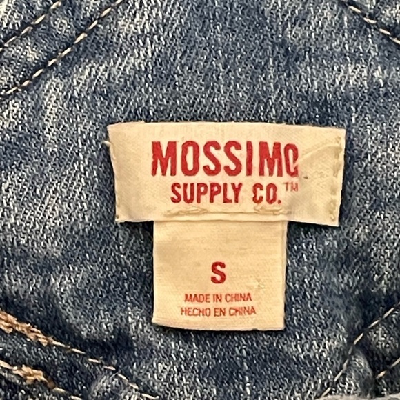 Mossimo Supply Co. Light Blue Distressed Women Jeans Overalls - Picture 9 of 11